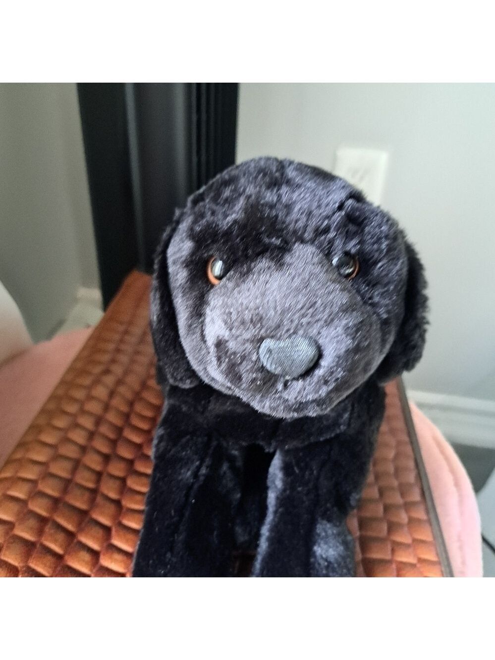 ANIMAL ALLEY Toys R Us BLACK LAB PLUSH dog cuddly kids stuffed animal 2000